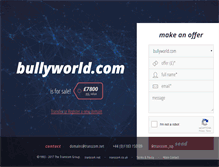 Tablet Screenshot of bullyworld.com